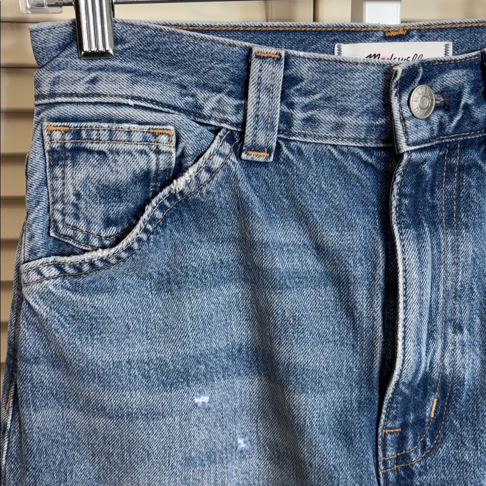 NWT Madewell The Balloon Jean Distressed Barrel Leg Size 26 - Picture 10 of 16